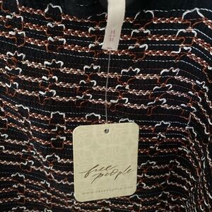 Free People Navy Flower Dress